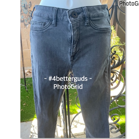 DL1961 Jessica Alba JAxDL No. 1 Trimtone Skinny High Rise Jeans in Battle 27 - Picture 8 of 16